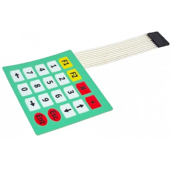 20 Keys 4x5 Matrix Membrane Switch Keypad