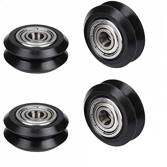 20 Series Black POM V-Wheel with 625ZZ Bearing for 2020 Profile