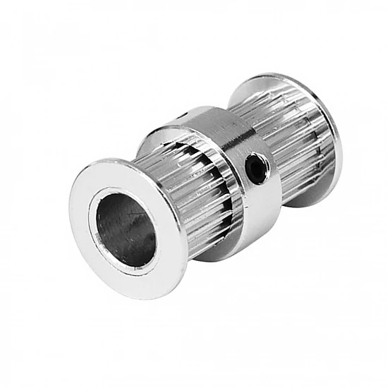 20 Tooth 8mm Bore GT2 Double Head Timing Aluminum Pulley