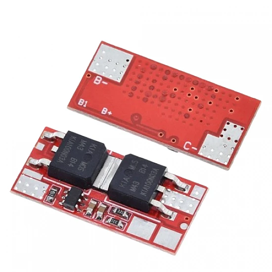 2S 10A High-Current 7.4V/8.4V Li-ion Battery Protection Board - 25A Peak
