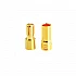 3.5mm Gold Plated Cross Bullet Banana Connector