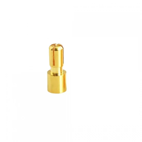 3.5mm Gold Plated Male Cross Bullet Banana Connector