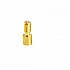 3.5mm Gold Plated Male Cross Bullet Banana Connector