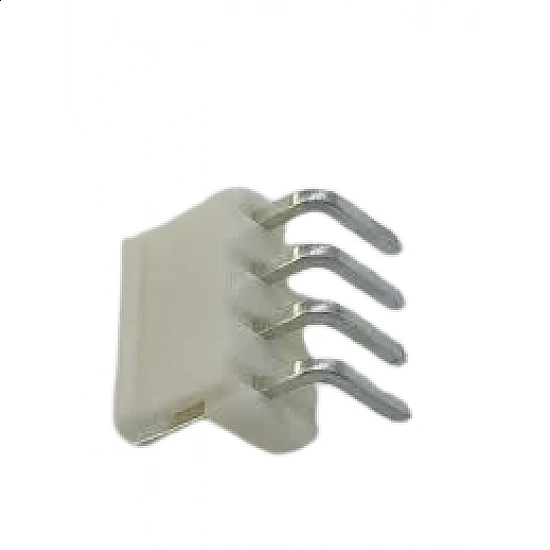 3.96mm Spacing 4 Pin Curved Header Connector 3.96mm Spacing 4 Pin Curved Header Connector