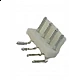 3.96mm Spacing 4 Pin Curved Header Connector 3.96mm Spacing 4 Pin Curved Header Connector