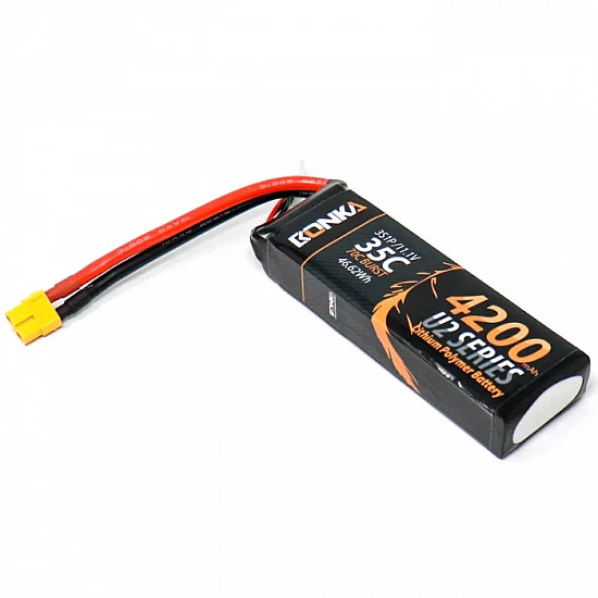 4200mah 11.1v 35C 3S1P Bonka Lipo Battery