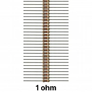 50 piece of 1 ohm Resistor