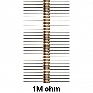50 piece of 1M ohm Resistor