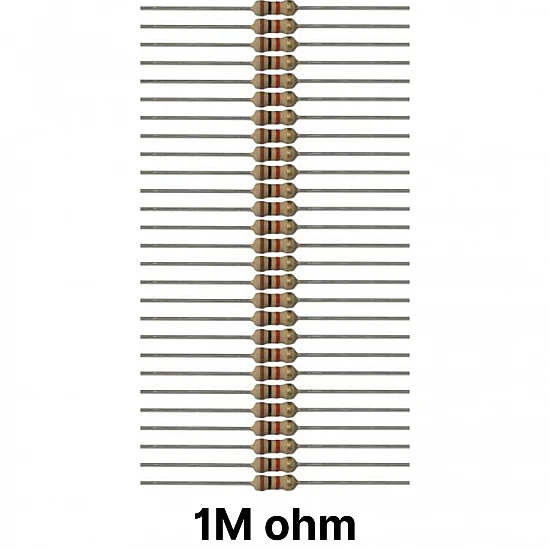 50 piece of 1M ohm Resistor