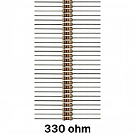 50 piece of 330 ohm Resistor