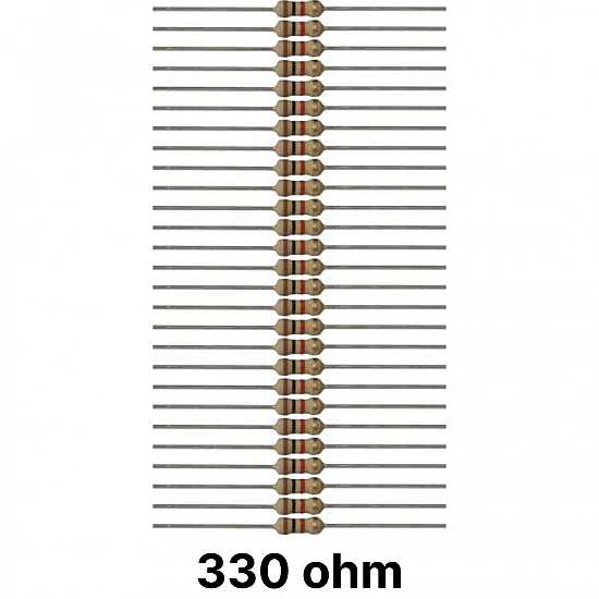 50 piece of 330 ohm Resistor