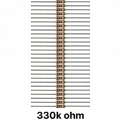 50 piece of 330K ohm Resistor