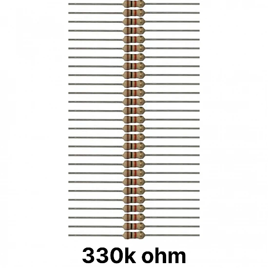 50 piece of 330K ohm Resistor