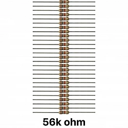 50 piece of 56K ohm Resistor