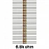 50 piece of 6.8k (6k8) ohm Resistor