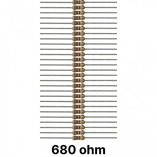 50 piece of 680 ohm Resistor