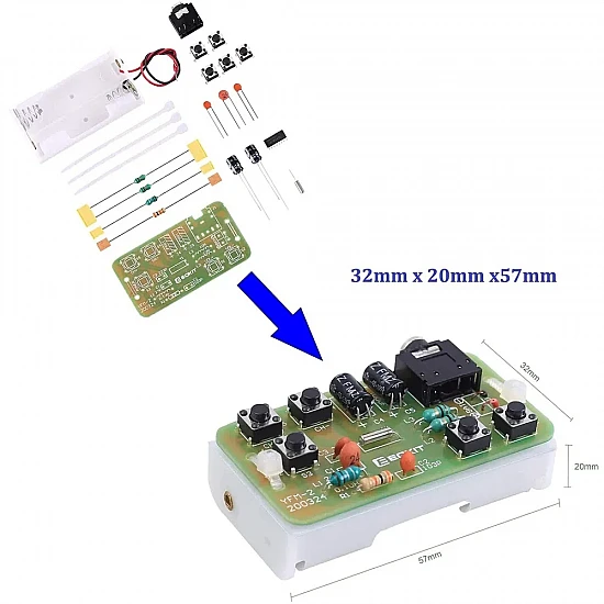 76MHz-108MHz Wireless Stereo FM Radio DIY Kit
