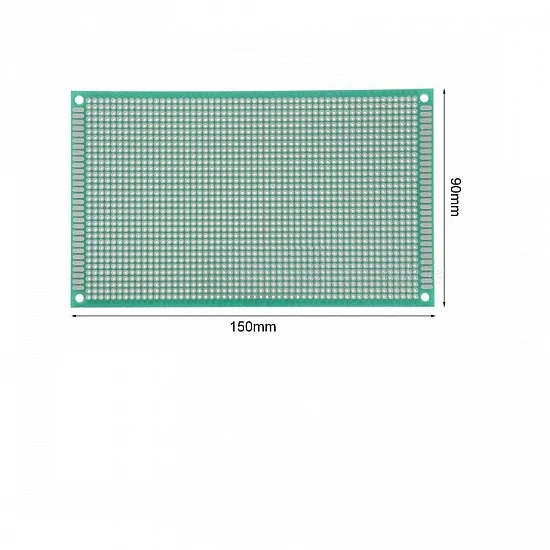 9 x 15 cm Universal PCB Prototype Board Single-Sided 2.54mm Hole Pitch