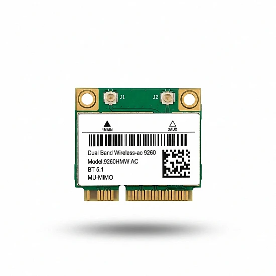 9260HMW AC Dual Band Wireless Half Mini PCIe Card BT 5.1
