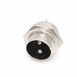GX16 2 Pin Male Core Aviation Socket Connector Metal Plug