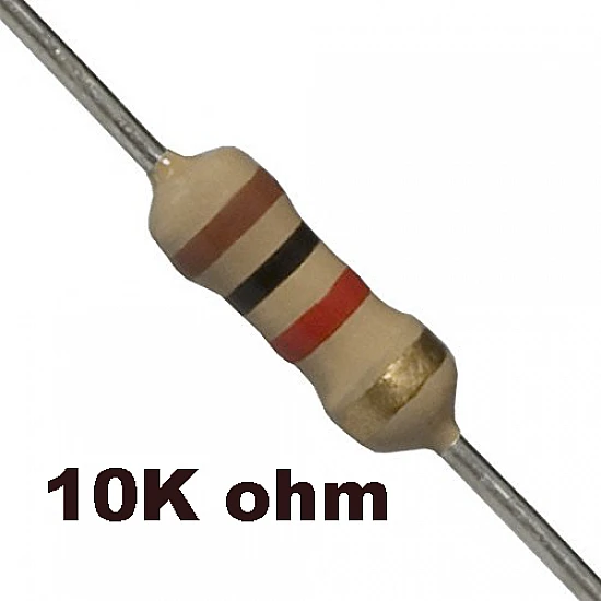 10K ohm Resistor - Resistors - Core Electronics
