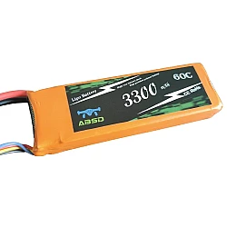 ABSD LiPo Battery 11.1V 3300MAH 3S 60C