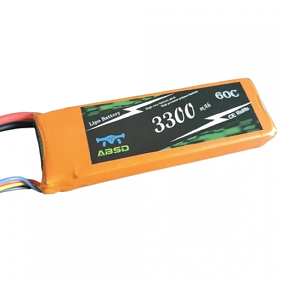 ABSD LiPo Battery 11.1V 3300MAH 3S 60C