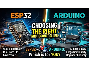 Choosing the Right Microcontroller: ESP32 vs. Arduino – A Complete Guide for Makers and Engineers