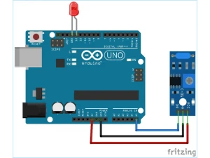 Interfacing vibration Sensor with Arduino