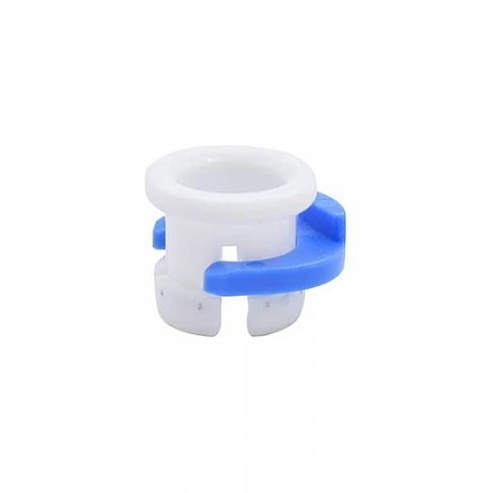 Bowden Tube Blue White Plastic Fixed Buckles 6mm