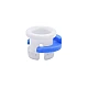 Bowden Tube Blue White Plastic Fixed Buckles 6mm