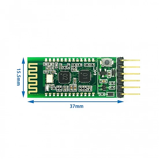 HC-02 Bluetooth Module Dual Mode Wireless Bluetooth Serial Port Transmission Compatible with HC-05/06 Module