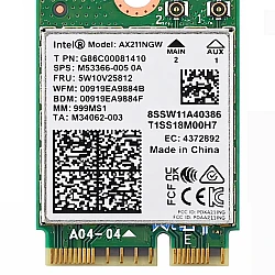 Intel AX211NGW WiFi 6E Bluetooth 5.3 M.2 CNVio2 Wireless Card