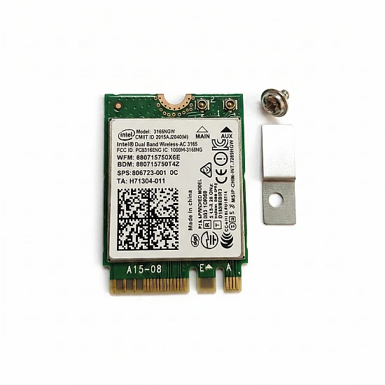 Intel Dual Band Wireless-AC 3165 3165NGW NGFF M.2 WiFi Card
