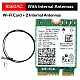 Intel Wireless-AC 9560NGW M.2 WiFi Bluetooth 5.1 Card with Antenna