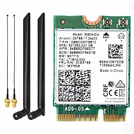 Intel Wireless-AC 9560NGW M.2 WiFi Bluetooth 5.1 Card with External Antenna