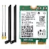 Intel Wireless-AC 9560NGW M.2 WiFi Bluetooth 5.1 Card with External Antenna