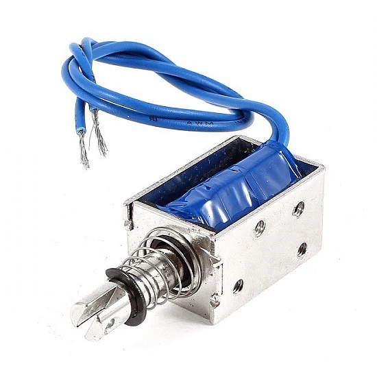 JF-0530B DC 12V 1A 10mm 5N Push Pull Solenoid Electromagnet
