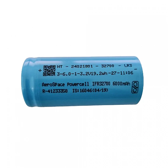 32700 3.2V 6000MAH LiFePO4 Battery-1C