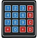 16 Keys 4x4 Matrix - Membrane Type Keypad - Sensor - Arduino