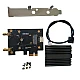 NGFF M.2 Wireless Network Card to PCI-E Adapter with Heatsink
