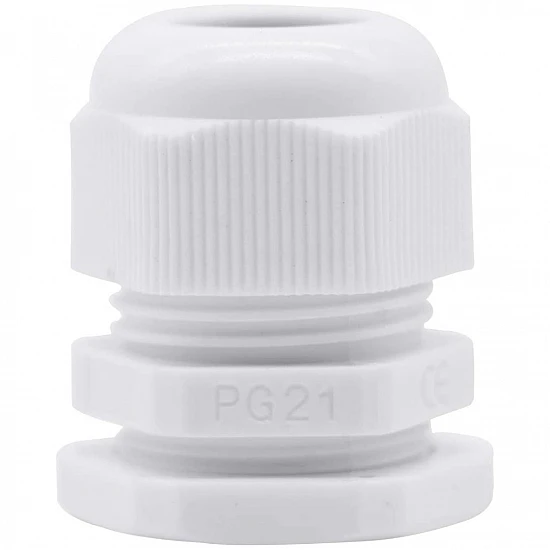 PG21 Waterproof IP68 Nylon Plastic Cable Gland Connector