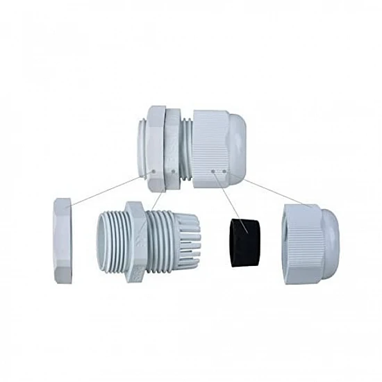 PG36 Waterproof IP68 Nylon Plastic Cable Gland Connector