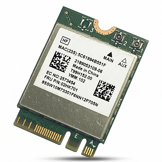 Realtek RTL8822CE Dual Band 1200Mbps WiFi + BT 5.0 M.2 Card
