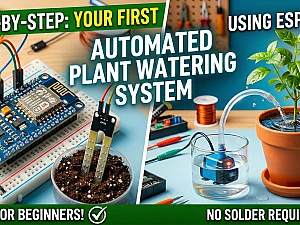 Step-by-Step: Creating Your First Automated Plant Watering System using ESP8266