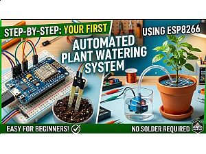 Step-by-Step: Creating Your First Automated Plant Watering System using ESP8266