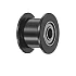 16 Without Teeth 3mm Bore GT2 Timing Idler Black Pulley for 6mm Belt