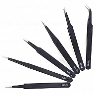 Anti-Static Tweezers Set - 6pcs