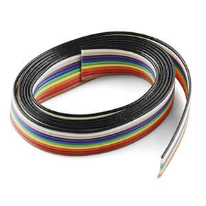Rainbow 10 Core Color Flat Ribbon Wire Cable - 1Meter Rainbow 10 Core Color Flat Ribbon Wire Cable - 1Meter