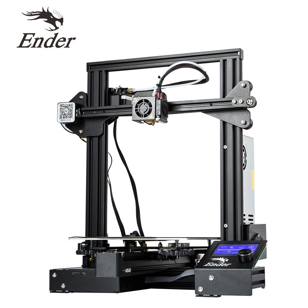 Creality Ender 3 3d printer - 220x220x250mm Printing Size - Power Resume Function - MK10 Extruder - 1.75mm - 0.4mm Nozzle - 3D Printer and Accessories Creality Ender 3 3d printer - 220x220x250mm Printing Size - Power Resume Function - MK10 Extruder - 1.75mm - 0.4mm Nozzle - 3D Printers - 3D Printer and Accessories